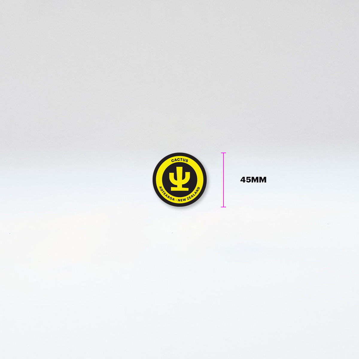 Cactus Circle Sticker