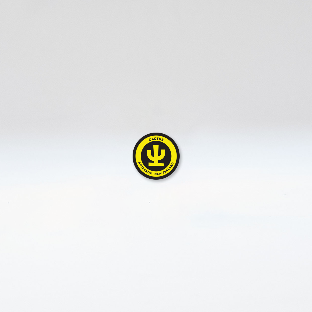 Cactus Circle Sticker