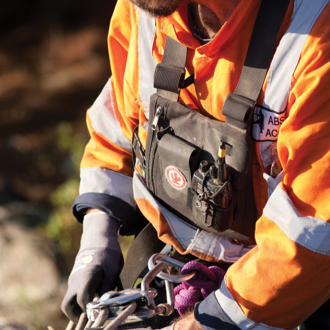 Radio Harness 4-Way with Pouch