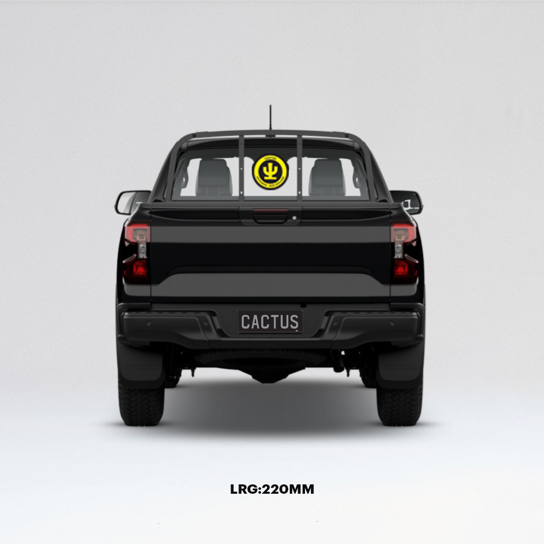 Cactus Circle Sticker